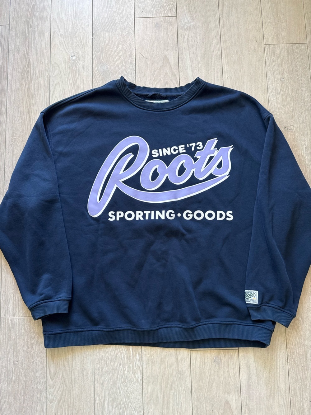 Roots Sporting Goods Sweatshirt Gender Free Size 6 (XL-2XL) Oversized Navy